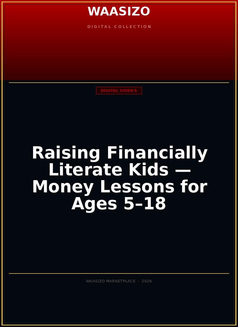 Raising Financially Literate Kids — Money Lessons for Ages 5–18