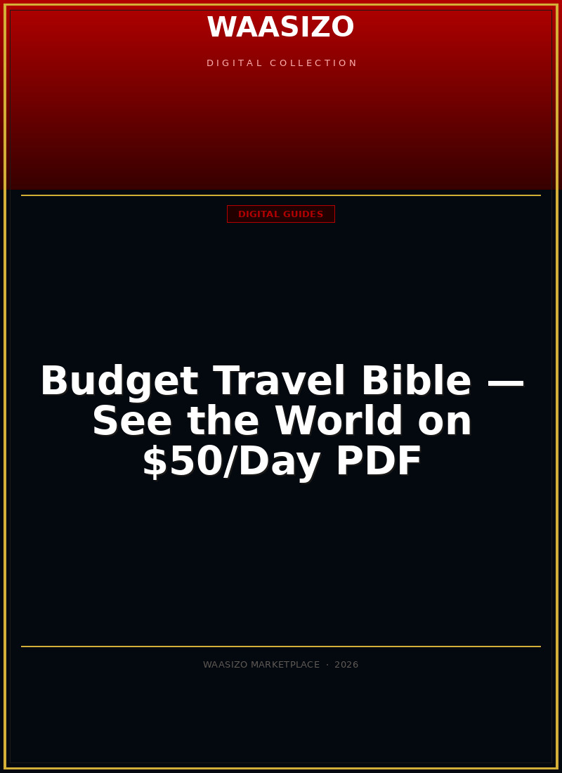 Budget Travel Bible — See the World on $50/Day PDF
