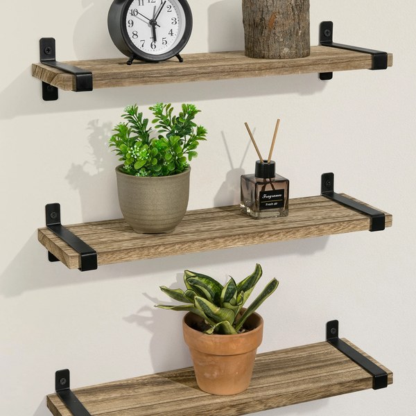 Floating Wall Shelves (Set of 3)