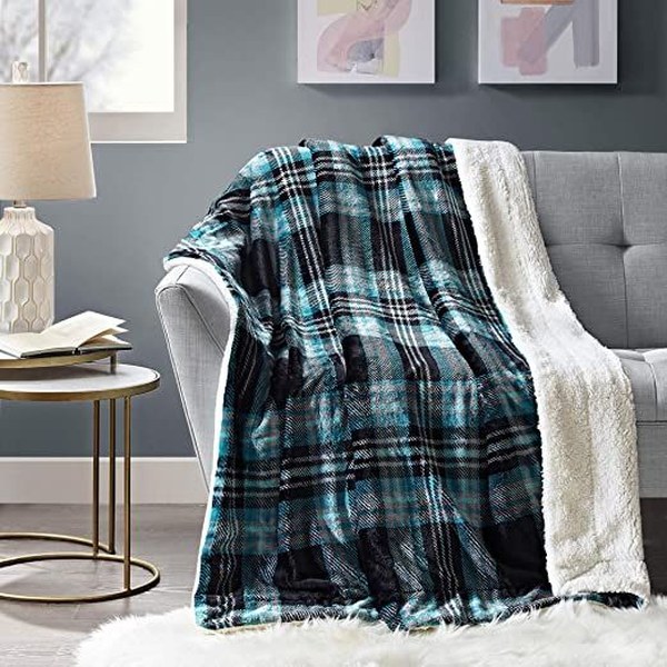 Sherpa Throw Blanket 50"×60"