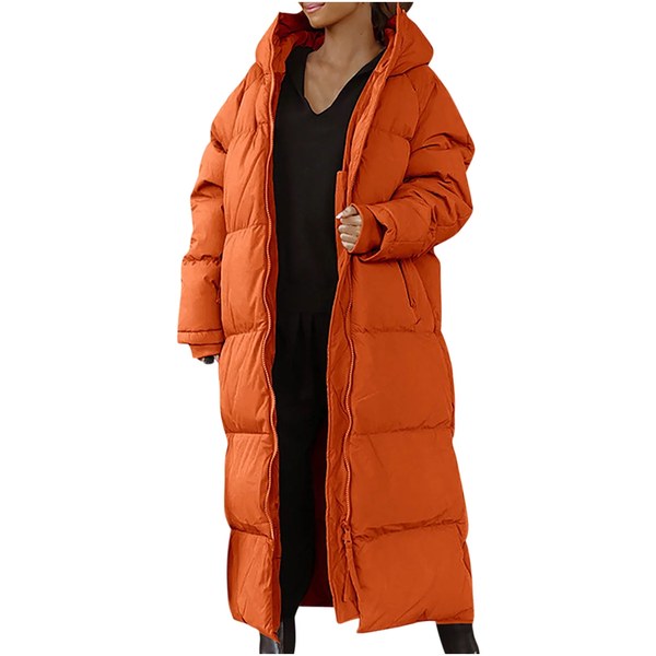 Women's Long Puffer Jacket Insulated