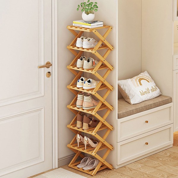 Wayfair 8-Tier Bamboo Shoe Rack